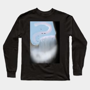 Birds @ the Waterfall Long Sleeve T-Shirt